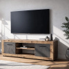 Mebel Elite TV skrinka BLAGO 140 cm, dub/grafit Mebel Elite TV skrinka BLAGO 140 cm, dub/grafit
