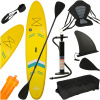 Ikonka SUP nafukovací plavecká deska se sedadlem, příslušenstvím a pádlem žlutá 350 cm Ikonka SUP nafukovací plavecká deska se sedadlem, příslušenstvím a pádlem žlutá 350 cm