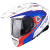 SCORPION prilba ADX-2 Kamps white/red/blue - S SCORPION prilba ADX-2 Kamps white/red/blue - S
