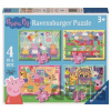 RAVENSBURGER Prasiatko Peppa na oslave 4v1 12,16,20,24 dielov RAVENSBURGER Prasiatko Peppa na oslave 4v1 12,16,20,24 dielov