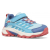 Merrell Mk167547 Moab Speed 2 Low A/c Wtpf Turq/coral detské outdoorové topánky - C12 / EU 30 / 18 cm Merrell Mk167547 Moab Speed 2 Low A/c Wtpf Turq/coral detské outdoorové topánky - C12 / EU 30 / 18 cm