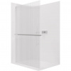 CERANO - Sprchová zástena Walk-in Crystal Ľ/P - 8 mm + polička/držiak na uteráky - bezvzperový systém - chróm, ryhované sklo - 90x200 cm CERANO - Sprchová zástena Walk-in Crystal Ľ/P - 8 mm + polička/držiak na uteráky - bezvzperový systém - chróm, ryhované sklo - 90x200 cm