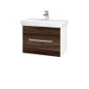 Dreja Umývadlová skrinka SOLO SZZ 60 - N01 Biela lesk / Úchytka T01 / D06 Orech Dreja Umývadlová skrinka SOLO SZZ 60 - N01 Biela lesk / Úchytka T01 / D06 Orech