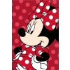 Jerry Fabrics Deka mikroflanel Minnie Red Polyester, 100/150 cm Jerry Fabrics Deka mikroflanel Minnie Red Polyester, 100/150 cm