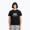 Alpha Industries pánske tričká Basic (2 ks) čierne Alpha Industries pánske tričká Basic (2 ks) čierne