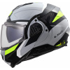 LS2 Helmets LS2 FF910 Advant II Triple flip-up prilba, šedá matná/neonovo žltá, M (57/58) LS2 Helmets LS2 FF910 Advant II Triple flip-up prilba, šedá matná/neonovo žltá, M (57/58)