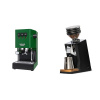 Gaggia Classic E24 BC, green + Eureka Mignon Zero 65 Speedy, CR black Gaggia Classic E24 BC, green + Eureka Mignon Zero 65 Speedy, CR black