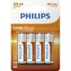 Tužkové baterie AA Philips LongLife LR6 R6L4B (blistr 4ks) Tužkové baterie AA Philips LongLife LR6 R6L4B (blistr 4ks)