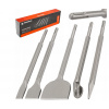 Powermat Súprava dlát SDS+ 5 ks 250 mm | ploché a sekacie | betón, kameň, omietka Powermat Súprava dlát SDS+ 5 ks 250 mm | ploché a sekacie | betón, kameň, omietka