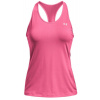 Dámsky top Under Armour HeatGear Armour Racer Tank - pink punk/metallic silver - Ružový (XS) Dámsky top Under Armour HeatGear Armour Racer Tank - pink punk/metallic silver - Ružový (XS)