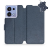 Kožené flip pouzdro Mobiwear - Xiaomi Redmi Note 13 4G - Modré (Kožené knížkové pouzdro, obal, kryt na mobil Xiaomi Redmi Note 13 4G, Modré, materiál Genuine Leather, ochrana 360°, stojánek, silikonov Kožené flip pouzdro Mobiwear - Xiaomi Redmi Note 13 4G - Modré (Kožené knížkové pouzdro, obal, kryt na mobil Xiaomi Redmi Note 13 4G, Modré, materiál Genuine Leather, ochrana 360°, stojánek, silikonov