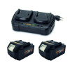 Sada dve batérie 20V 4Ah Procraft 20/4 a nabíjačka na dve batérie 20/2 | S20-4/20-2 Sada dve batérie 20V 4Ah Procraft 20/4 a nabíjačka na dve batérie 20/2 | S20-4/20-2