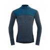 Devold Merino 190 LAUPAREN tričko dlouhý rukáv se zipem - pánské - modré Velikost: XL Devold Merino 190 LAUPAREN tričko dlouhý rukáv se zipem - pánské - modré Velikost: XL