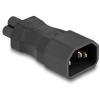Delock 80468 sieťový adaptér IEC C5 zásuvka - zástrčka C14 čierna 0 mm 1 ks Bag; 80468 Delock 80468 sieťový adaptér IEC C5 zásuvka - zástrčka C14 čierna 0 mm 1 ks Bag; 80468
