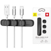Baseus Baseus Cable Clip Peas Black (ACWDJ-01) Baseus Baseus Cable Clip Peas Black (ACWDJ-01)