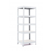 Policový regál Trestles RH 1500x600x300, nosnosť 1750 kg, 5 políc Farba: biela, Typ police: biela HDF 5 mm Policový regál Trestles RH 1500x600x300, nosnosť 1750 kg, 5 políc Farba: biela, Typ police: biela HDF 5 mm