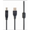 GEMBIRD Kabel USB A-B 1,8m 2.0 HQ s ferritovým jádrem GEMBIRD Kabel USB A-B 1,8m 2.0 HQ s ferritovým jádrem