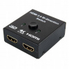 HDMI 2.0 SWITCH 2x1 SPLITTER 1x2 Rozbočovač Prepínač 4K/60Hz HDMI 2.0 SWITCH 2x1 SPLITTER 1x2 Rozbočovač Prepínač 4K/60Hz