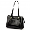 Dámska kožená kabelka cez rameno Florence 54 čierna 36 x 27 x 12 cm Dámska kožená kabelka cez rameno Florence 54 čierna 36 x 27 x 12 cm