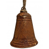 Kovový zvonček 17 cm – rustikálny korténový efekt Kovový zvonček 17 cm – rustikálny korténový efekt