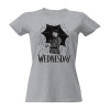 Tričko s potlačou Wednesday dámské Šedá melír M Tričko s potlačou Wednesday dámské Šedá melír M