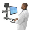 ERGOTRON LX Sit Stand Wall Mount System, Small Black CPU Holder, Polished, pracovní stanice na zeď ERGOTRON LX Sit Stand Wall Mount System, Small Black CPU Holder, Polished, pracovní stanice na zeď