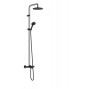 Hansgrohe Sprchový systém Vernis Blend na stěnu s vanovým termostatem matná černá 26899670 Hansgrohe Sprchový systém Vernis Blend na stěnu s vanovým termostatem matná černá 26899670