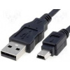 Kabel USB 2.0 USB A vidlice, USB B mini vidlice 3m černá Kabel USB 2.0 USB A vidlice, USB B mini vidlice 3m černá