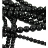 Černý Achát korálky 4-8mm - Návlek - 8mm Černý Achát korálky 4-8mm - Návlek - 8mm