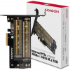 Adapter Axagon PCEM2-D PCIe NVME + SATA M.2 Adapter Axagon PCEM2-D PCIe NVME + SATA M.2