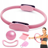 13-dielna sada kruhových cvičebných kruhov na pilates, strečingový pás na ruky a nohy, ramená, ružová 13-dielna sada kruhových cvičebných kruhov na pilates, strečingový pás na ruky a nohy, ramená, ružová