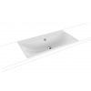 Kaldewei Silenio - Umývadlo zápustné 900x460 mm, AD, 1 otvor pre batériu, s prepadom, Perl-Effekt, alpská biela 907806013001 Kaldewei Silenio - Umývadlo zápustné 900x460 mm, AD, 1 otvor pre batériu, s prepadom, Perl-Effekt, alpská biela 907806013001