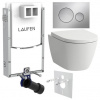 Laufen Set modulu pro zazdění, WC Ardo, sedátka a tlačítka, chrom mat 1 set Laufen Set modulu pro zazdění, WC Ardo, sedátka a tlačítka, chrom mat 1 set