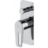 Cersanit Mille vaňová/sprchová batéria podomietková chrómová S951-342 Cersanit Mille vaňová/sprchová batéria podomietková chrómová S951-342