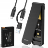 Budovanie pre disk SSD NVME PCIe M.2 USB-C 3.2 GEN2 adaptér Kieszeń M2 SOUNIX Budovanie pre disk SSD NVME PCIe M.2 USB-C 3.2 GEN2 adaptér Kieszeń M2 SOUNIX
