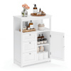 Autronic BONTEC Komoda 60x30x80cm, mdf, biela, AUK-E1154 WT Farba: Biela Autronic BONTEC Komoda 60x30x80cm, mdf, biela, AUK-E1154 WT Farba: Biela