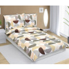 Bellatex bavlna obliečky Polkruh hnedá 140x220 70x90 Bellatex bavlna obliečky Polkruh hnedá 140x220 70x90