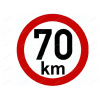 Samolepka reflexná rýchlosť 70 km, priemer 200 mm Samolepka reflexná rýchlosť 70 km, priemer 200 mm