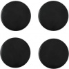 Podložky pod nohy stoličky Loft čierne 4 ks Podložky pod nohy stoličky Loft čierne 4 ks