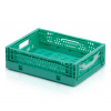 TBA Plastové obaly s.r.o. Skladacia prepravka dierovaná 400x300x120 mm, svetlo zelená TBA Plastové obaly s.r.o. Skladacia prepravka dierovaná 400x300x120 mm, svetlo zelená