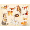 small foot Drevené puzzle Lesné zvieratká small foot Drevené puzzle Lesné zvieratká