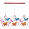 Závesná lampa BUTTERFLY 3 ruže Závesná lampa BUTTERFLY 3 ruže