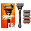 Gillette Fusion 5, Holiaci Strojček 1ks + vymeniteľná hlavica 5ks pre mužov Gillette Fusion 5, Holiaci Strojček 1ks + vymeniteľná hlavica 5ks pre mužov