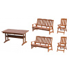 Eoshop Zahradní set LUISA 3, stůl + 2x židle + 2x lavice Eoshop Zahradní set LUISA 3, stůl + 2x židle + 2x lavice
