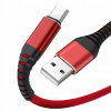 Kábel Koanni USB - USB 3.1 typ C 1 m červený Kábel Koanni USB - USB 3.1 typ C 1 m červený