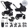 EASYWALKER SET Kočík 4v1 Harvey⁵ Midnight Black XXL AIR + CYBEX Aton B2 i-Size + základňa EASYWALKER SET Kočík 4v1 Harvey⁵ Midnight Black XXL AIR + CYBEX Aton B2 i-Size + základňa