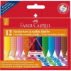 Faber-Castell Plastové pastelky Colour Grip Jumbo 12ks Faber-Castell Plastové pastelky Colour Grip Jumbo 12ks