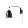 Fritz Hansen Nástenná lampa Caravaggio™, matt black 23041308 Fritz Hansen Nástenná lampa Caravaggio™, matt black 23041308