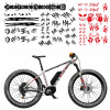 UNIVERZÁLNA SADA NÁLEPIEK na rám bicykla HA HA UNIVERZÁLNA SADA NÁLEPIEK na rám bicykla HA HA