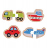 Bigjigs Toys Jednoduché puzzle vozidlá Bigjigs Toys Jednoduché puzzle vozidlá
